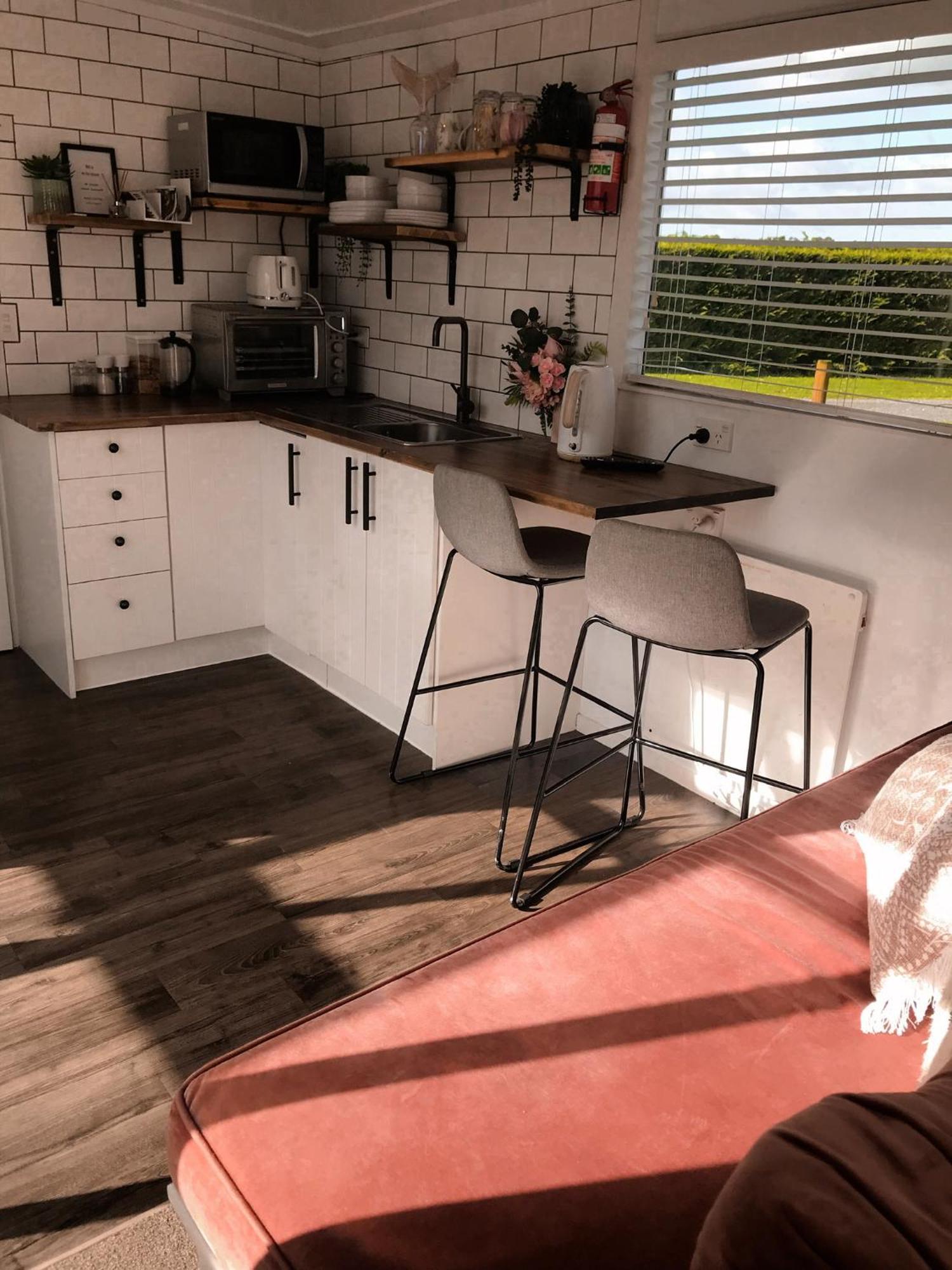 Rustling Oaks Nz Tropical Tiny House Villa Tamahere Exterior foto